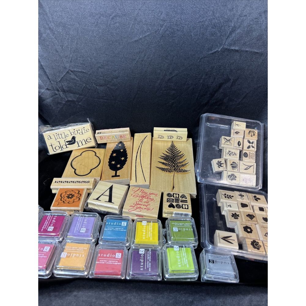 Lot Of 38 Miscellaneous Stamps /13 Ink Studio G‎